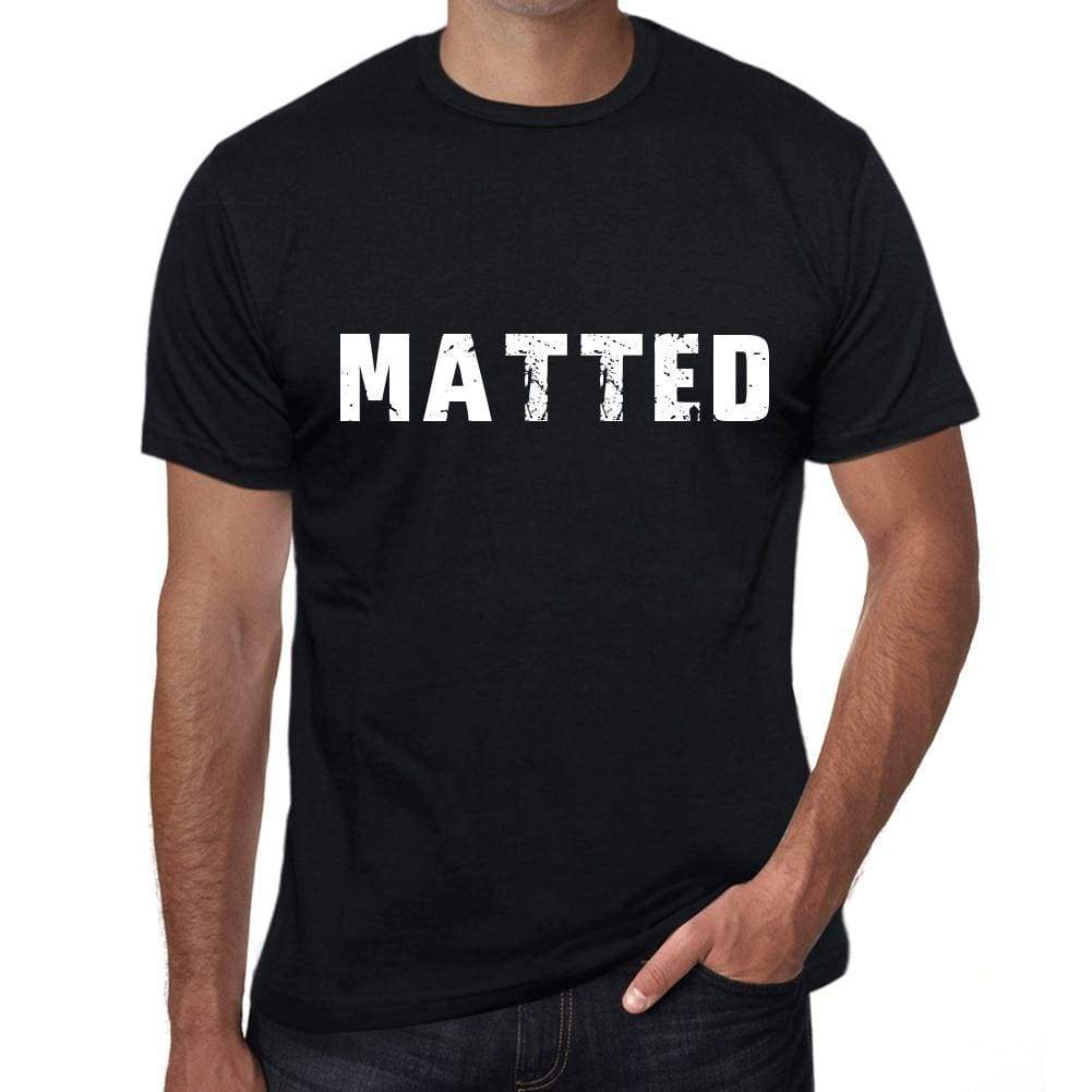 Matted Mens Vintage T Shirt Black Birthday Gift 00554 - Black / Xs - Casual