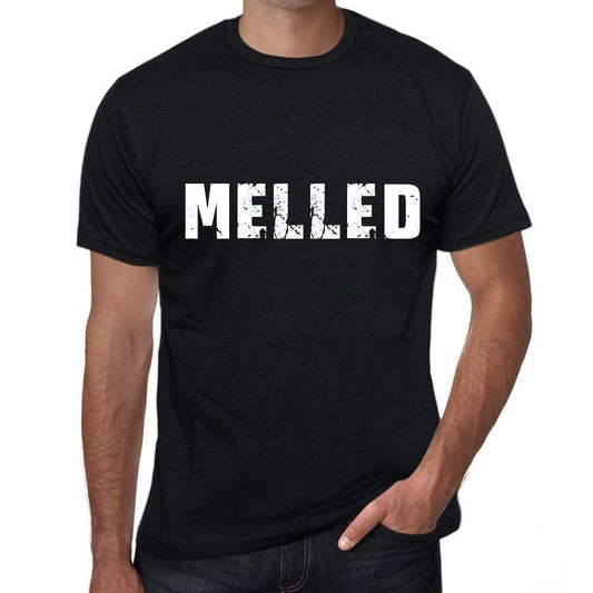 Melled Mens Vintage T Shirt Black Birthday Gift 00554 - Black / Xs - Casual