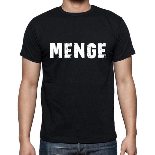 Menge Mens Short Sleeve Round Neck T-Shirt - Casual