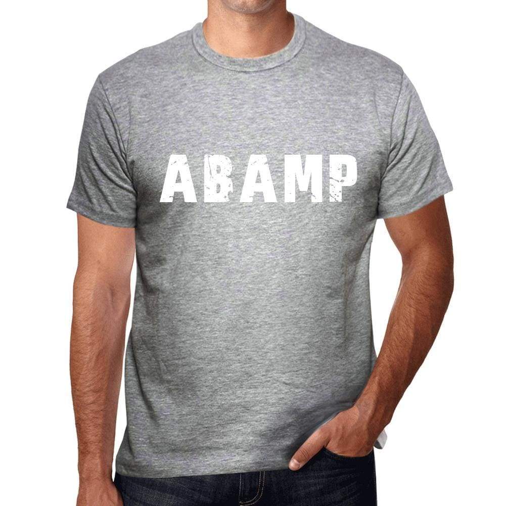 Mens Tee Shirt Vintage T Shirt Abamp 00562 - Grey / S - Casual