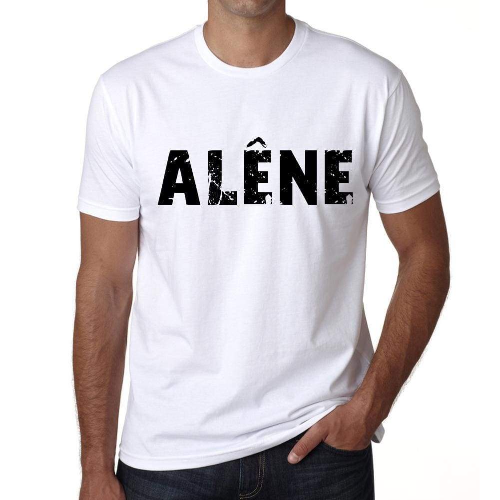 Mens Tee Shirt Vintage T Shirt Alêne X-Small White 00561 - White / Xs - Casual