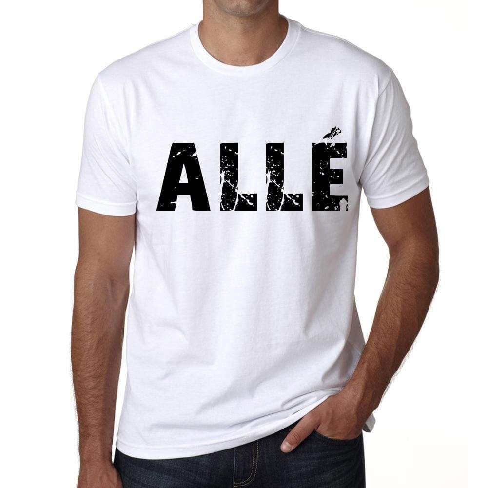 Mens Tee Shirt Vintage T Shirt Allè X-Small White 00560 - White / Xs - Casual