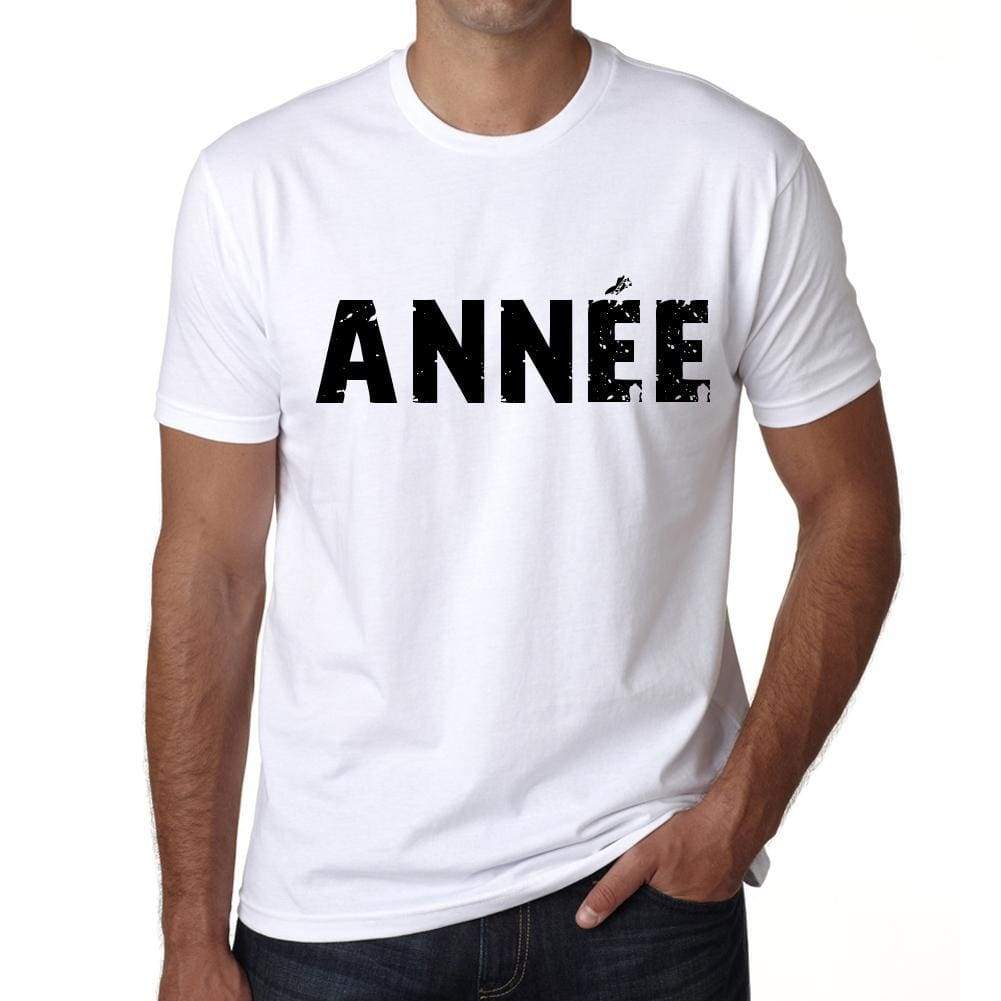 Mens Tee Shirt Vintage T Shirt Année X-Small White 00561 - White / Xs - Casual