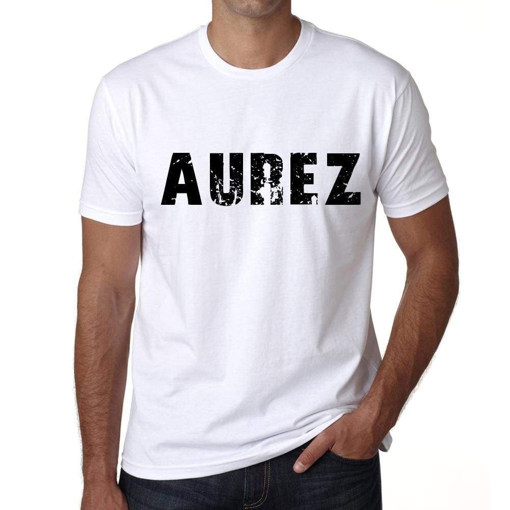 Mens Tee Shirt Vintage T Shirt Aurez X-Small White 00561 - White / Xs - Casual