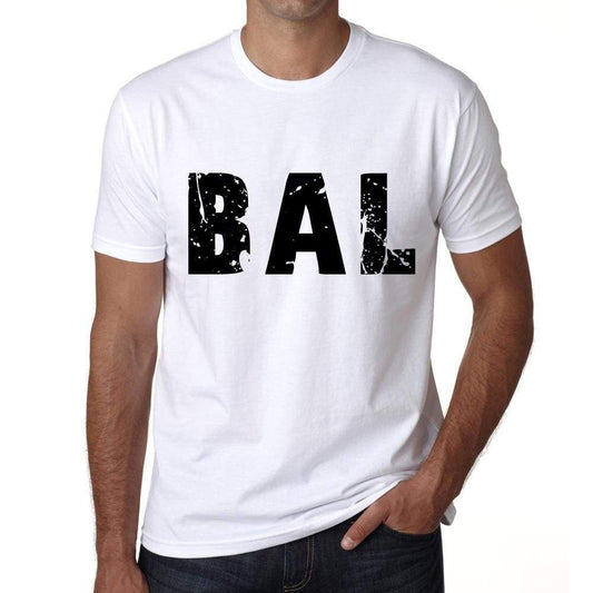 Mens Tee Shirt Vintage T Shirt Bal X-Small White 00559 - White / Xs - Casual