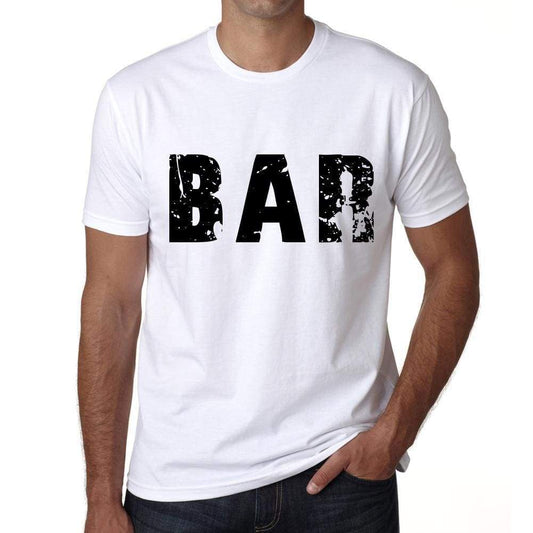 Mens Tee Shirt Vintage T Shirt Bar X-Small White 00559 - White / Xs - Casual