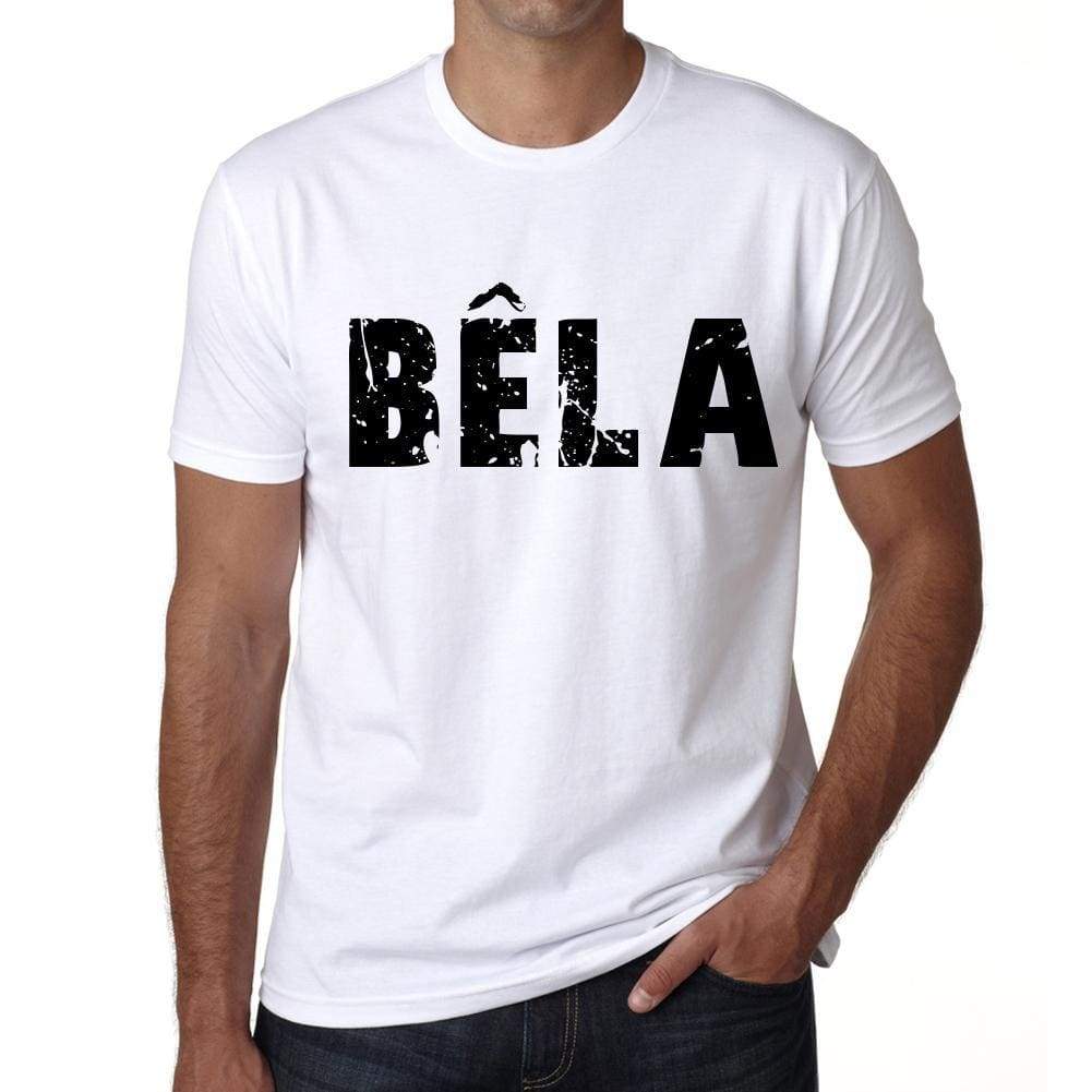 Mens Tee Shirt Vintage T Shirt Bíla X-Small White 00560 - White / Xs - Casual