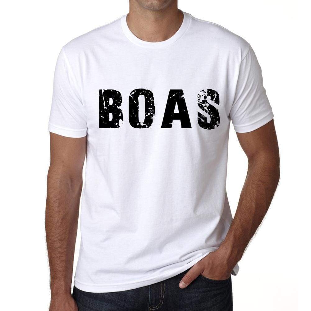 Mens Tee Shirt Vintage T Shirt Boas X-Small White 00560 - White / Xs - Casual