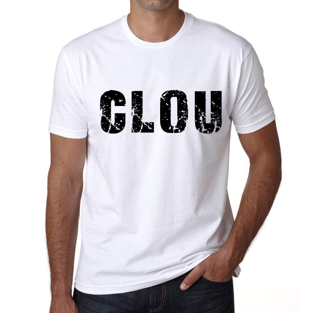 Mens Tee Shirt Vintage T Shirt Clou X-Small White 00560 - White / Xs - Casual