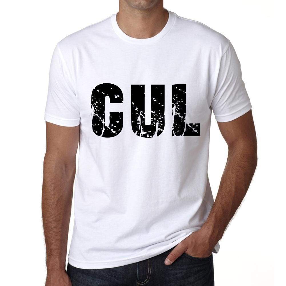 Mens Tee Shirt Vintage T Shirt Cul X-Small White 00559 - White / Xs - Casual