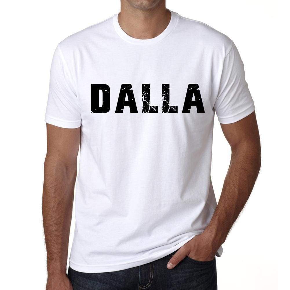 Mens Tee Shirt Vintage T Shirt Dalla X-Small White 00561 - White / Xs - Casual