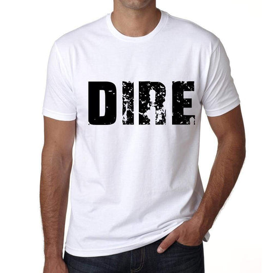 Mens Tee Shirt Vintage T Shirt Dire X-Small White 00560 - White / Xs - Casual