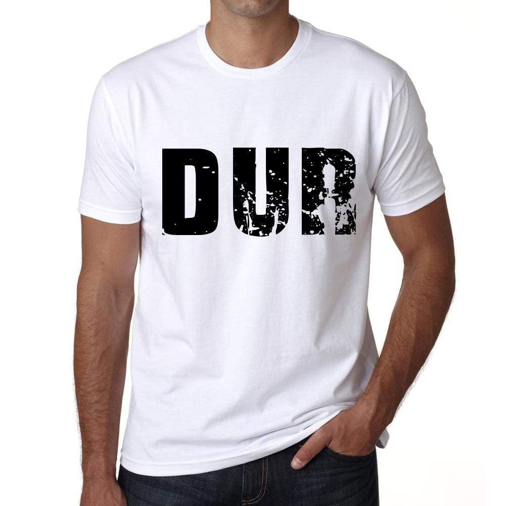 Mens Tee Shirt Vintage T Shirt Dur X-Small White 00559 - White / Xs - Casual