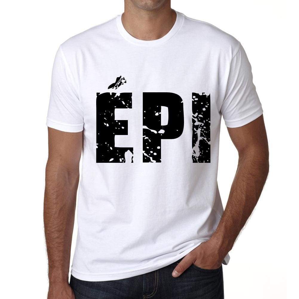 Mens Tee Shirt Vintage T Shirt Épi X-Small White 00559 - White / Xs - Casual