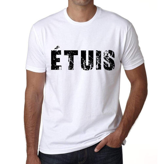 Mens Tee Shirt Vintage T Shirt Étuis X-Small White 00561 - White / Xs - Casual