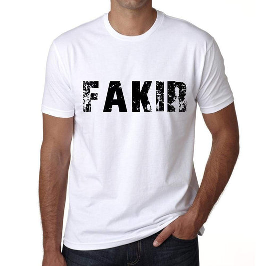 Mens Tee Shirt Vintage T Shirt Fakir X-Small White 00561 - White / Xs - Casual