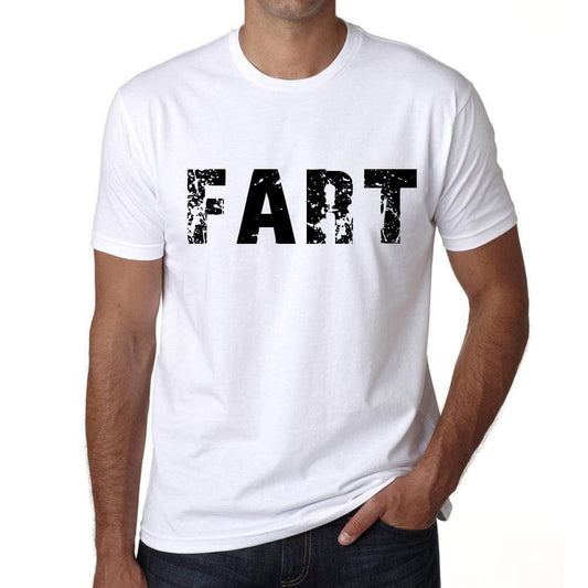 Mens Tee Shirt Vintage T Shirt Fart X-Small White 00560 - White / Xs - Casual