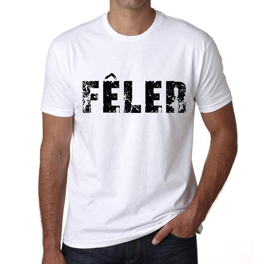 Mens Tee Shirt Vintage T Shirt Fêler X-Small White 00561 - White / Xs - Casual