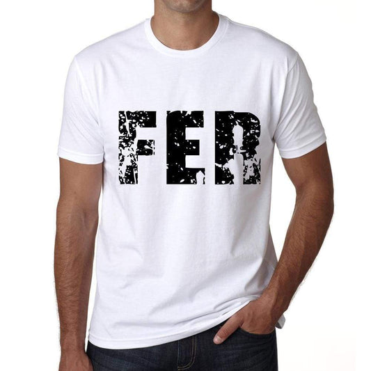 Mens Tee Shirt Vintage T Shirt Fer X-Small White 00559 - White / Xs - Casual