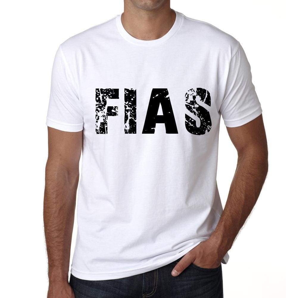 Mens Tee Shirt Vintage T Shirt Fias X-Small White 00560 - White / Xs - Casual