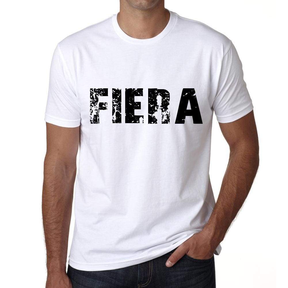 Mens Tee Shirt Vintage T Shirt Fiera X-Small White 00561 - White / Xs - Casual