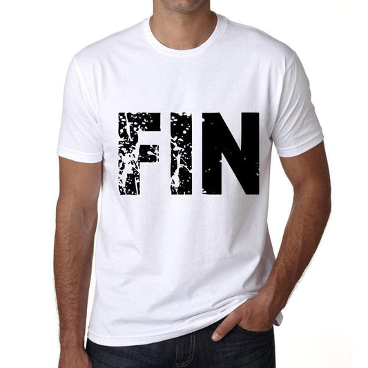 Mens Tee Shirt Vintage T Shirt Fin X-Small White 00559 - White / Xs - Casual