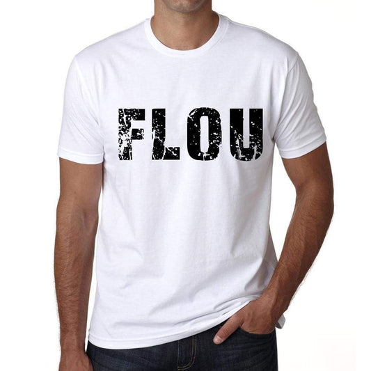 Mens Tee Shirt Vintage T Shirt Flou X-Small White 00560 - White / Xs - Casual