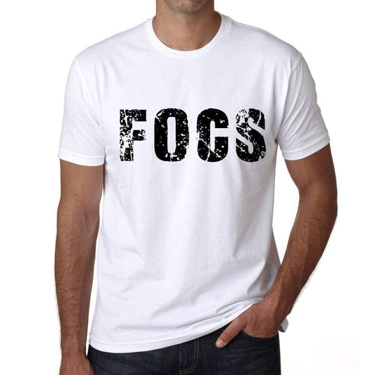 Mens Tee Shirt Vintage T Shirt Focs X-Small White 00560 - White / Xs - Casual