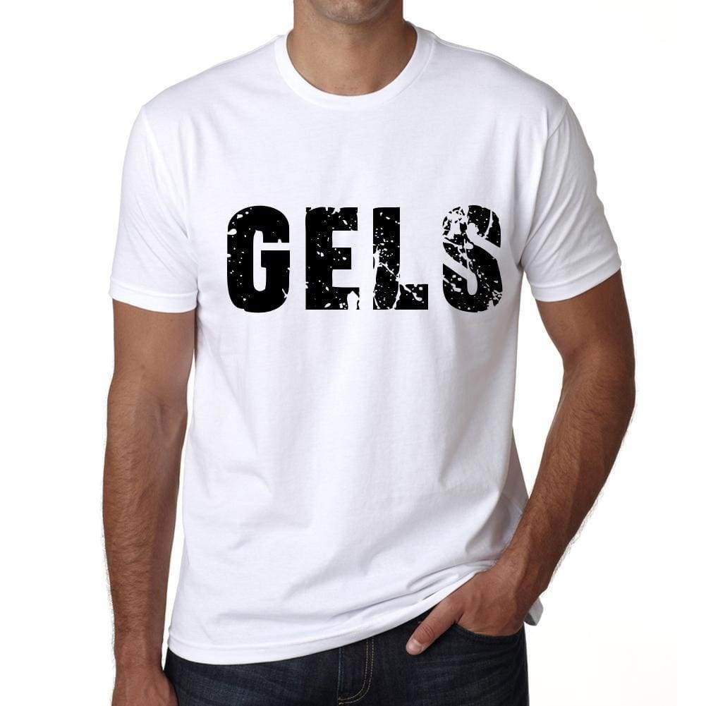 Mens Tee Shirt Vintage T Shirt Gels X-Small White 00560 - White / Xs - Casual