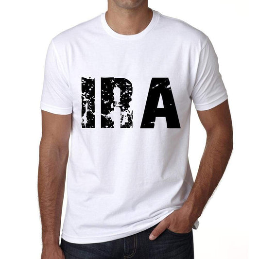 Mens Tee Shirt Vintage T Shirt Ira X-Small White 00559 - White / Xs - Casual