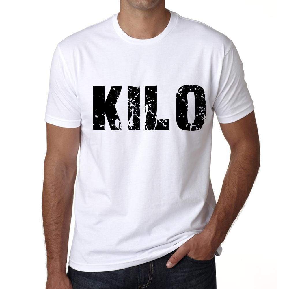 Mens Tee Shirt Vintage T Shirt Kilo X-Small White 00560 - White / Xs - Casual