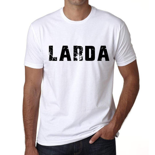 Mens Tee Shirt Vintage T Shirt Larda X-Small White 00561 - White / Xs - Casual