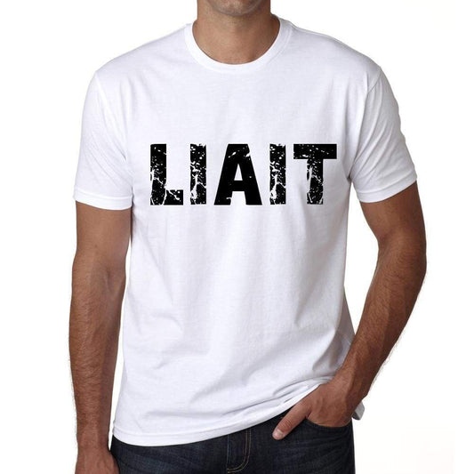 Mens Tee Shirt Vintage T Shirt Liait X-Small White 00561 - White / Xs - Casual