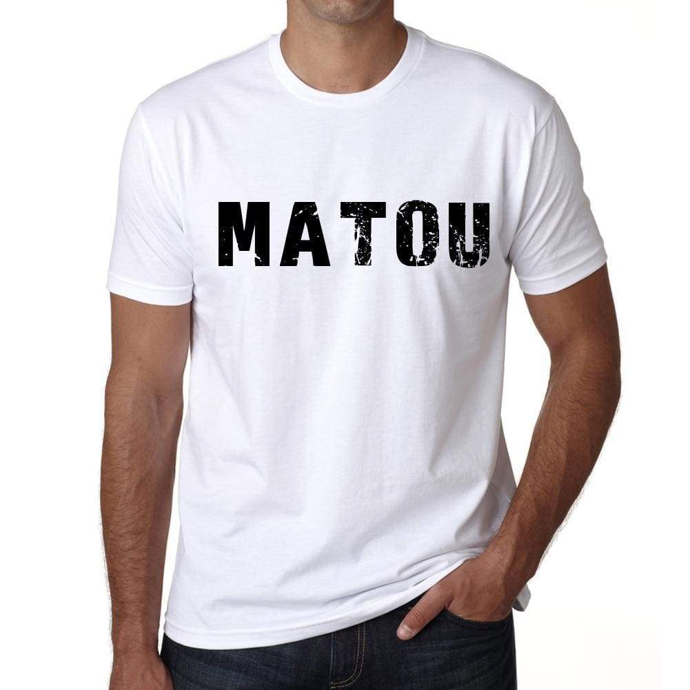 Mens Tee Shirt Vintage T Shirt Matou X-Small White - White / Xs - Casual