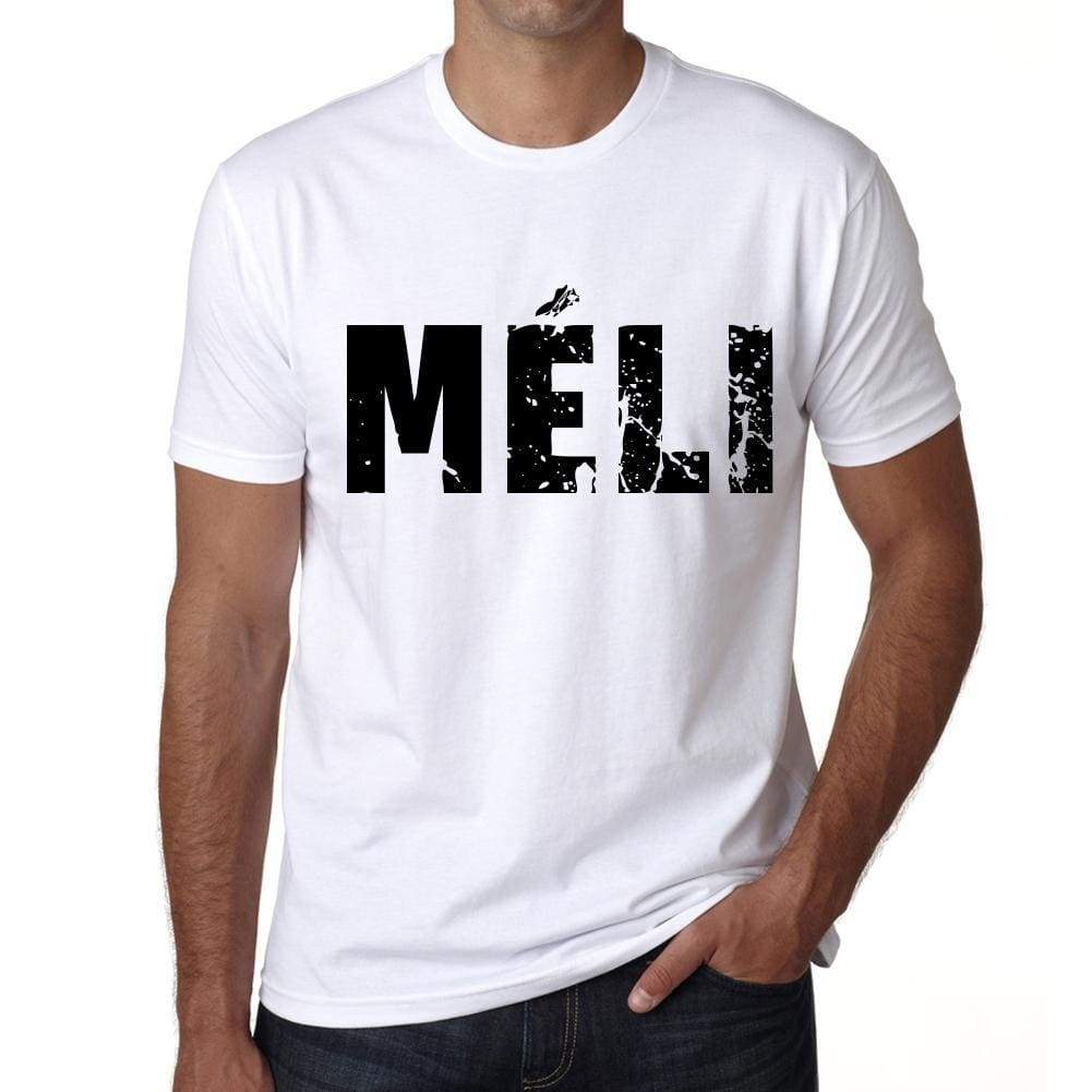 Mens Tee Shirt Vintage T Shirt Mèli X-Small White 00560 - White / Xs - Casual