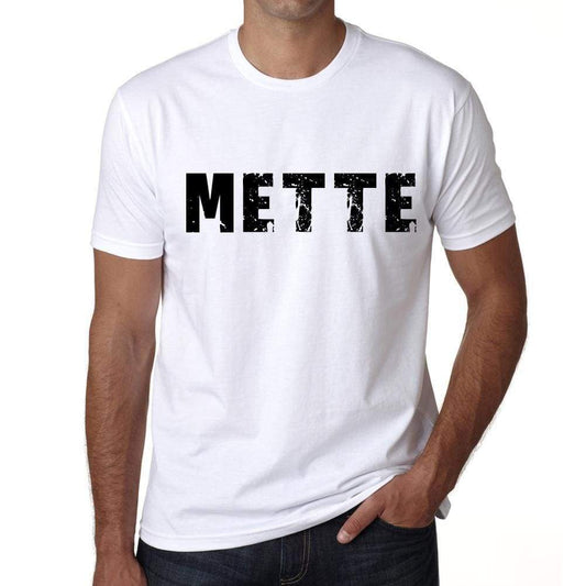 Mens Tee Shirt Vintage T Shirt Mette X-Small White - White / Xs - Casual