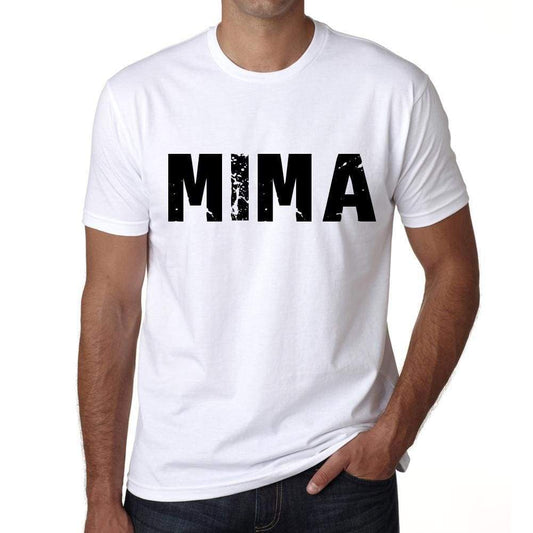 Mens Tee Shirt Vintage T Shirt Mima X-Small White 00560 - White / Xs - Casual