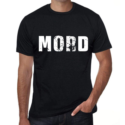 Mens Tee Shirt Vintage T Shirt Mord X-Small Black 00557 - Black / Xs - Casual