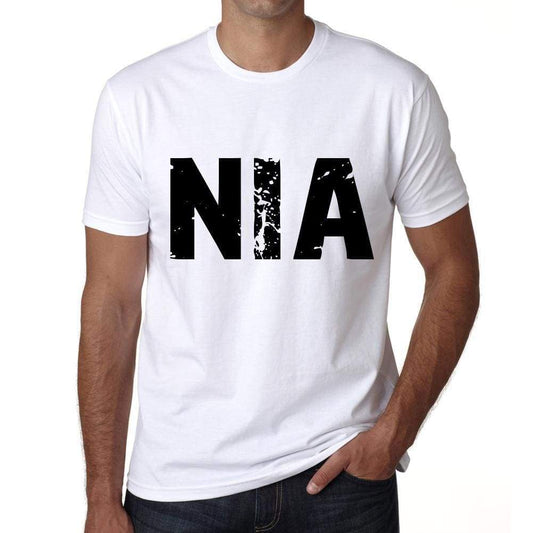 Mens Tee Shirt Vintage T Shirt Nia X-Small White 00559 - White / Xs - Casual