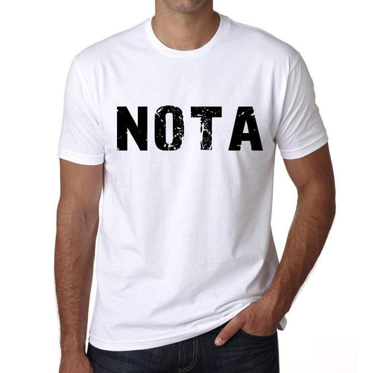 Mens Tee Shirt Vintage T Shirt Nota X-Small White 00560 - White / Xs - Casual