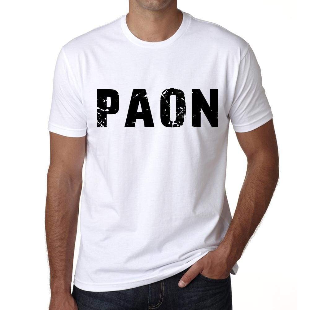 Mens Tee Shirt Vintage T Shirt Paon X-Small White 00560 - White / Xs - Casual