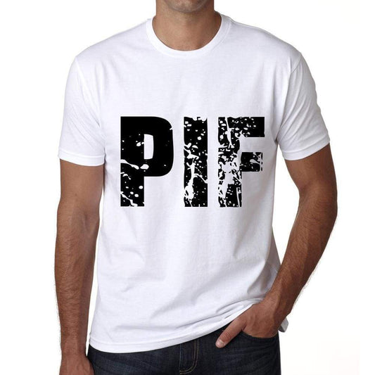 Mens Tee Shirt Vintage T Shirt Pif X-Small White 00559 - White / Xs - Casual