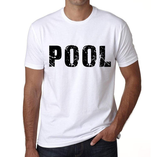 Mens Tee Shirt Vintage T Shirt Pool X-Small White 00560 - White / Xs - Casual