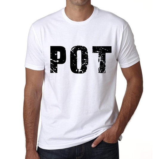 Mens Tee Shirt Vintage T Shirt Pot X-Small White 00559 - White / Xs - Casual