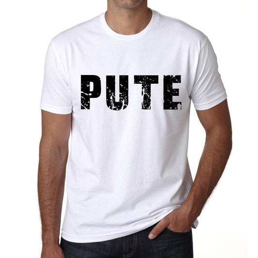 Mens Tee Shirt Vintage T Shirt Pute X-Small White 00560 - White / Xs - Casual