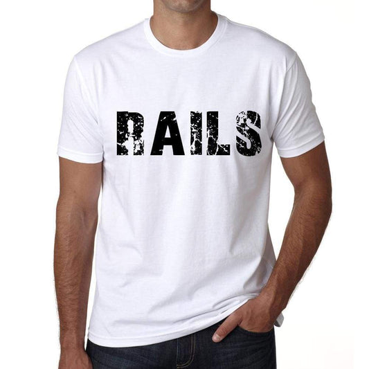 Mens Tee Shirt Vintage T Shirt Rails X-Small White - White / Xs - Casual