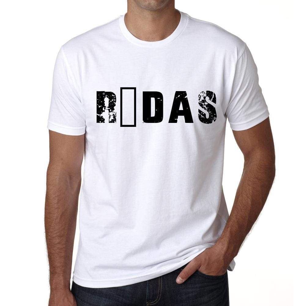 Mens Tee Shirt Vintage T Shirt Rïdas X-Small White - White / Xs - Casual