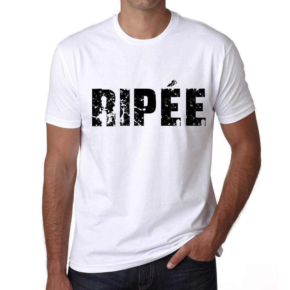 Mens Tee Shirt Vintage T Shirt Ripée X-Small White - White / Xs - Casual