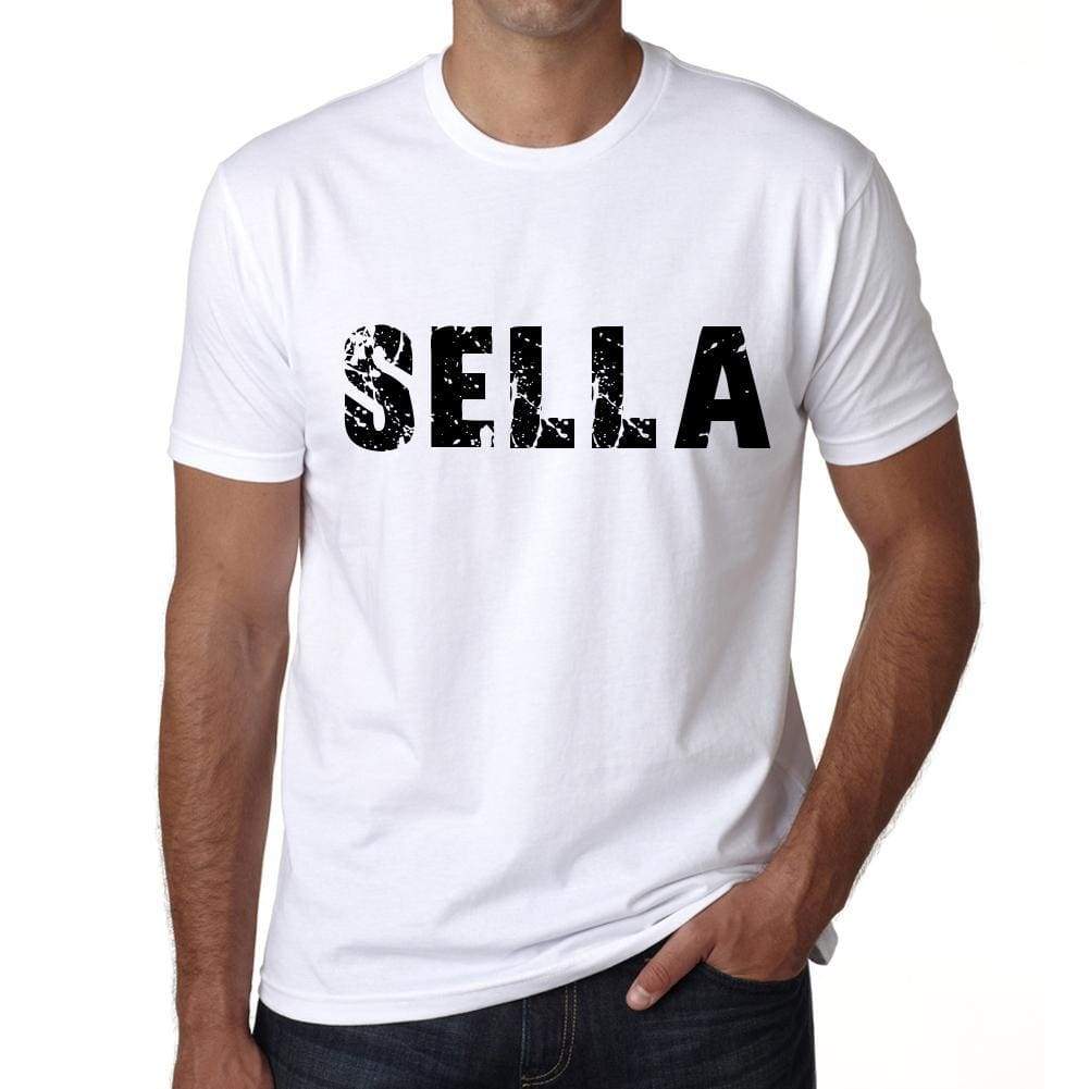 Mens Tee Shirt Vintage T Shirt Sella X-Small White - White / Xs - Casual