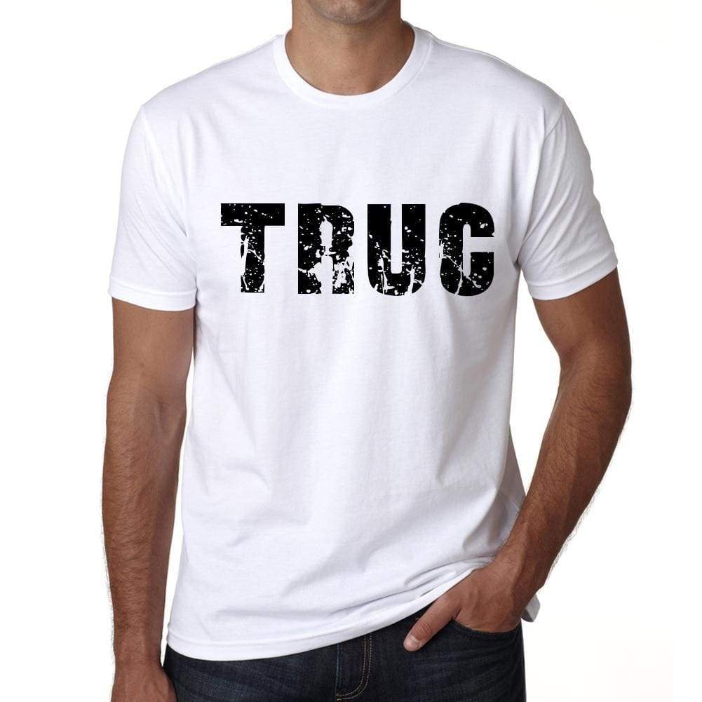 Mens Tee Shirt Vintage T Shirt Truc X-Small White 00560 - White / Xs - Casual